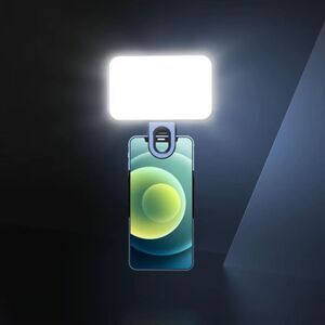 Clip-On Pocket LED Selfie Light Photography Lamp for Phone iPad Laptop